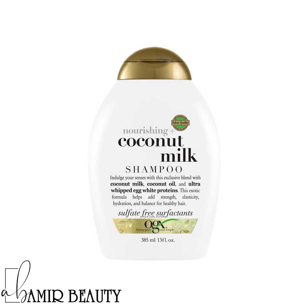 امیر بیوتی شامپو تغذیه کننده شیر نارگیل او جی ایکس