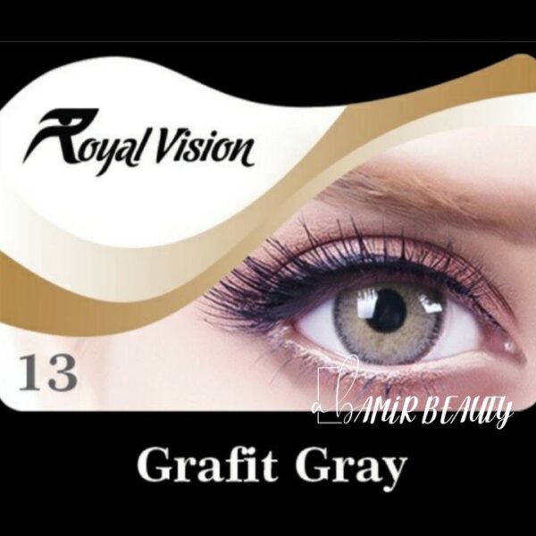 لنز رویال ویژن کد 13 Royal Vision Grafit Gray