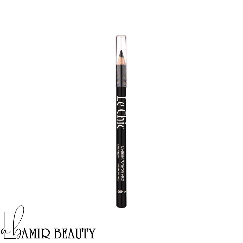 امیر بیوتی مداد چشم مداد چشم چوبی مشکی ضد آب لچیک Le Chic