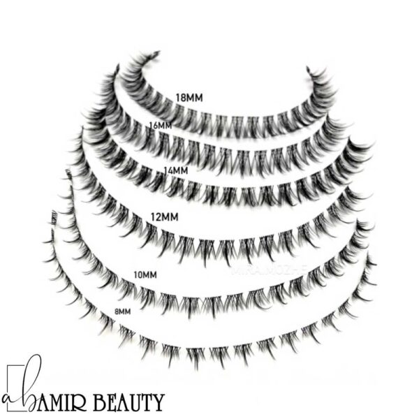 مژه ریسه ای مدل کایلی سایز 10-12-14