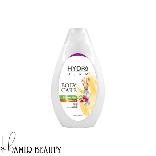 شامپو بدن هیدرودرم کرمی با رایحه عود و آرگان حجم 500 میل