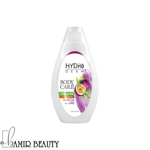 شامپو بدن هیدرودرم کرمی با رایحه پشن فروت حجم 500 میل