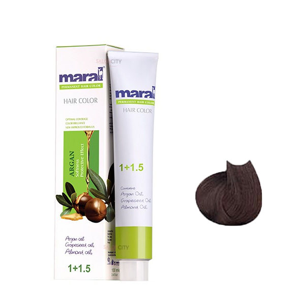 رنگ موی مارال 4.0 قهوه ای متوسط حجم 100 میل