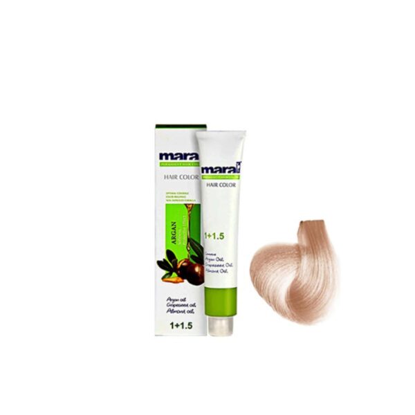 رنگ موی مارال 580-7 کره بادام زمینی حجم 100 میل