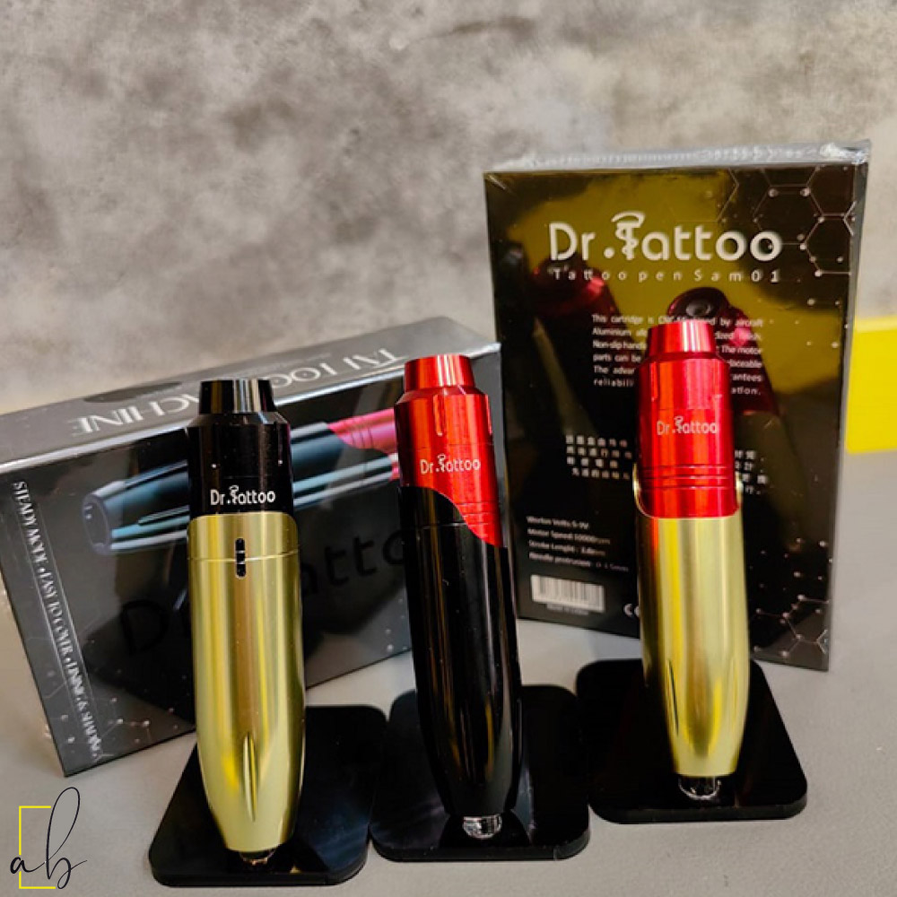 دستگاه تاتو پن دکتر تتو Dr.Tattoo رنگ قرمز دستگاه تاتو پن دکتر تتو Dr.Tattoo رنگ قرمز