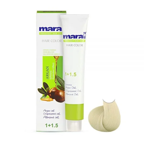 رنگ مو مارال 10.3 بلوند زیتونی پلاتینه حجم 100 میل