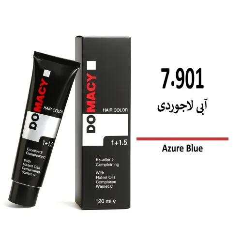 رنگ مو دوماسی 7.901 آبی لاجوردی رنگ مو دوماسی 7.901 آبی لاجوردی