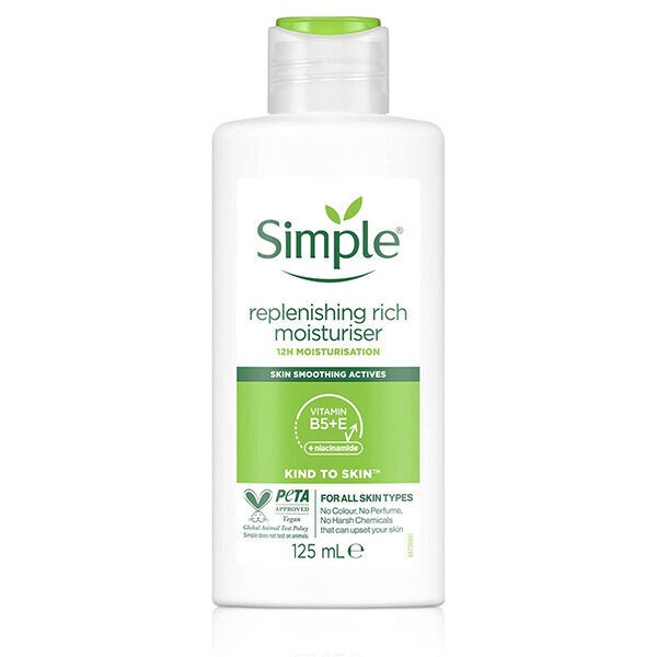 simple-replenishing-rich-moisturiser-600x600-1 کرم آبرسان پوست خشک سیمپل (simple)