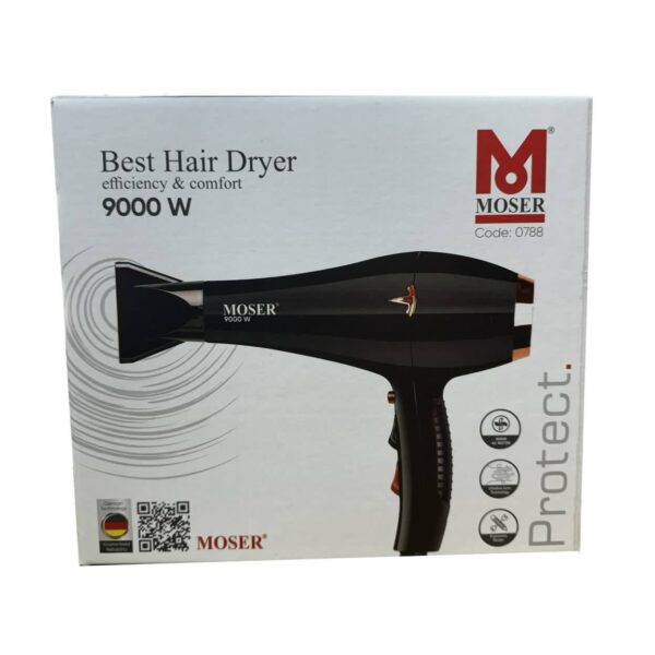 سشوار موزر MOS-0788 مدل حرفه‌ ای 9000w