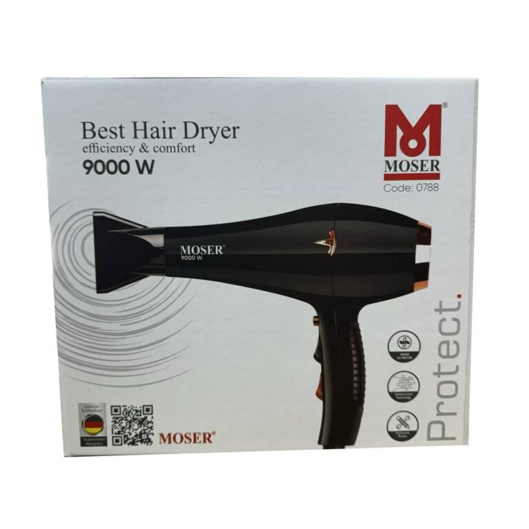 سشوار موزر MOS-0788 مدل حرفه‌ ای 9000w